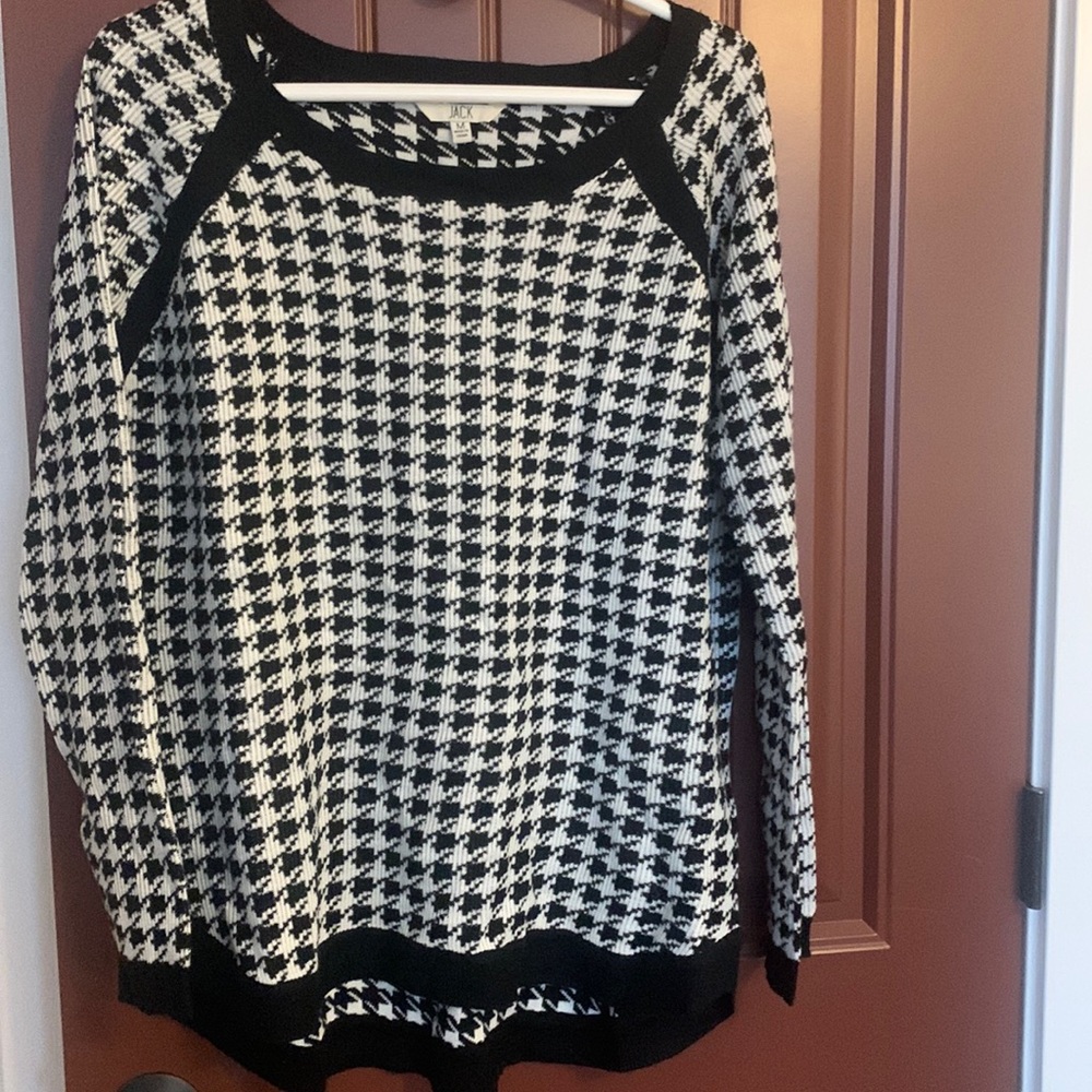 Gingham style sweater